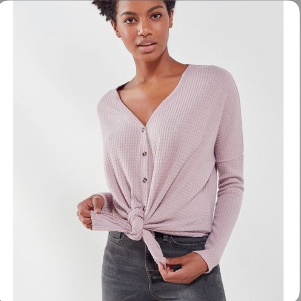 Urban Outfitters Out From Under Jojo Button Up Top